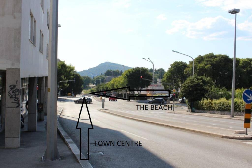 Old City/Beach 13 Minutes Away, Parking, For 4 Split Exteriör bild